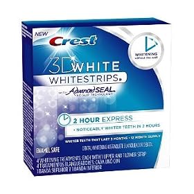 3d White Strips 2hr Express with Advanced Seal 12 Month Supply