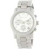Michael Kors Watches Silver Chronograph Runway (Silver)