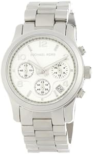 Women's Stainless Steel Quartz Chronograph Silver Tone Dial