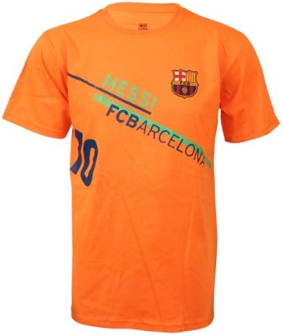 FC Barcelona Lionel Messi #10 T-Shirt - Orange - Large