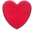 Elizabeth Karmel's 5- by 5.5-inch Red Silicone Sweetheart Pie Weight