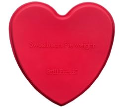 Elizabeth Karmel's 5- by 5.5-inch Red Silicone Sweetheart Pie Weight