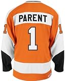 Bernie Parent Philadelphia Flyers Orange CCM Vintage Premier Jersey