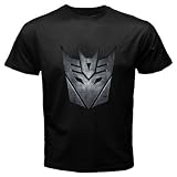 Black T Shirt of Transformers Decepticon Steel Logo 41VCydiGUVL. SL160 Black T Shirt of Transformers Decepticon Steel Logo