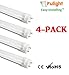 Fulight (4 Pack) Ballast-Bypass T8 LED Tube Light - 4FT 48