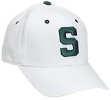 Michigan State Adult White One-Fit Hat (Small)