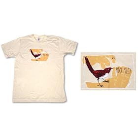 Buy Rilo Kiley - BIRD IN HAND T-shirt, Cream made by Rilo Kiley now!