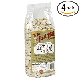 Bob's Red Mill Large Lima Beans, 28-Ounce Packages (Pack of 4)