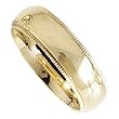 14Kt Yellow Gold Distinctive Ladies Comfort Fit Wedding Band