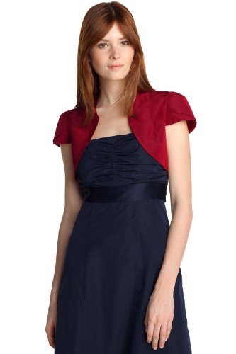 ESPRIT Collection Damen Blazer, C2S140, Gr. 38 (M), Rot (flame 610) Preisvergleich