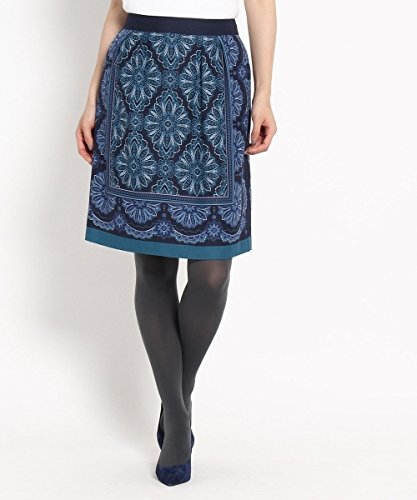 SunaUna(スーナウーナ)シノワスカーフ柄スカート