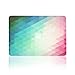 Unik Case Matte Rubberized Hard Cover for Macbook Pro 13-Inch - Green/Pink
