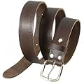 Lederg�rtel in 30mm Breite braun bis Bundweite 170 cm