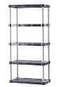Rubbermaid 5H09 Steel Reinforced Shelving Unit, 72-Inch 5-Shelf