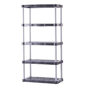 Rubbermaid 72-Inch Five-Shelf Shelving Unit #7086RNMICHR by Rubbermaid