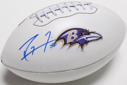 RAY LEWIS SIGNED AUTOGRAPHED FOOTBALL BALTIMORE RAVENS COA + HOLOGRAM