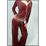 Hot Cocoa Brown Velour Lounge Pant