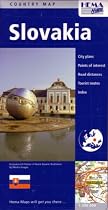 Slovakia Travel Map by Hema (English, Italian and German Edition)