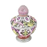 Pink Filigree Perfume Jeweled Trinket Box