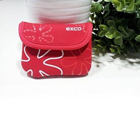 EXCO CB-02 Red Neoprene Waterproof Digital Camera Case For Sony Samsung Nikon Canon Panasonic etc