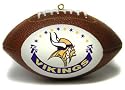 Minnesota Vikings Mini Replica Football Ornament with Team Logo