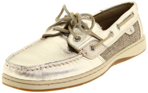 Sperry Top-Sider Women's Bluefish Gold Loafer,Platinum,9.5 M US