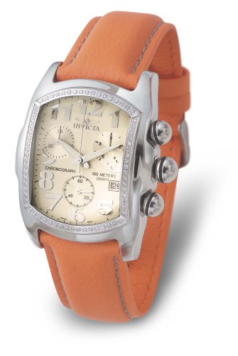 Invicta Men's Diamond Lupah Chrono Champagne w/Strap Choice, Invicta Watches, Mens Watches,Mens Invicta Watches