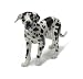 GREAT DANE Dog Harlequin Uncrop PUPPY Stands Miniature New Figurine PORCELAIN Northern Rose R338
