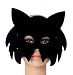 Black Cat Venetian Mask
