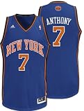 NBA Men's New York Knicks Carmelo Anthony Road Swingman Jersey (Blue, Large)