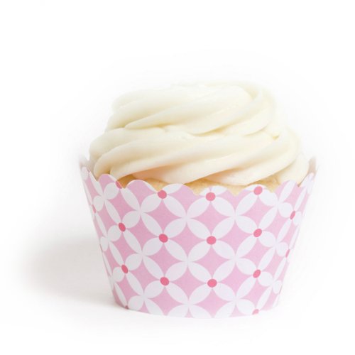 Dress My Cupcake Pink Diamonds Cupcake Wrappers, Set of 12