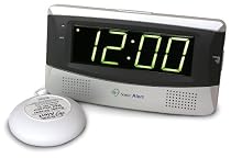 Sonic Alert SB300 Sonic Boom Loud Vibrating Alarm Clock with Large Display