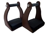 Light Weight Trail Endurance Plastic Stirrups 3 Neck Brown