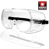Neiko Extra-Soft Lab Safety Goggles Anti-Fog - ANSI Z87.1 Approved