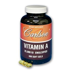 Click here to buy Carlson Labs Vitamin A with Pectin, 25000 IU, 300 Softgels by Carlson.