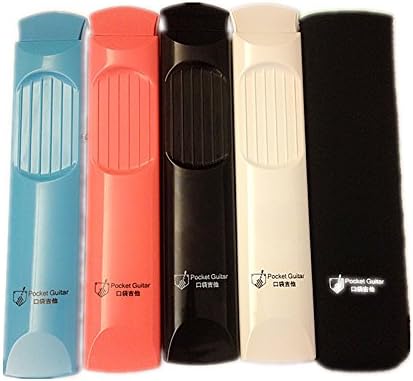 ABCMusicians 6 Fret Portable Pocket Guitar Practice Tool (Black )