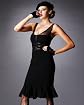 Double Knit Leather Waistband Dress main image