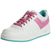 Pony Women's Midtown Classic Classic Fashion Sneaker,White/Pink/Teal,8 M