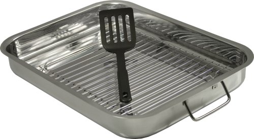 Fox Run Stainless Steel Lasagna/Roasting Pan Set