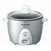Panasonic SR-G06FG 3.3 Cup (uncooked) Automatic Rice Cooker, Silver