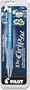 Pilot Dr. Grip Limited Fine Point Black Gel Ink Pen, Retractable Rolling Ball, Ice Blue Metallic Barrel, 36271