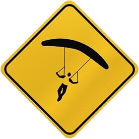 ONLY " SKYDIVING " CROSSING SIGN SPORTS