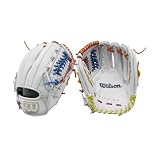 超限定品! ウイルソン 軟式野球用カラーリンググラブ RG889L ホワイト 外野手用 右投げ