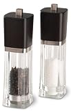 Review Cole and Mason H107E20 / Cole and Mason Quad Salt Milll, Black Wood and Clear Acrylic