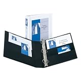 41VDN9JFDQL. SL160  Avery Durable Storage View Slant Ring 3 Inch Black Binder