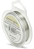 Beadalon 24 Gauge Artistic Wire, Stainless Steel, 20-Yard