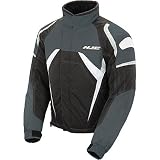 HJC Storm Men's Snow Racing Snowmobile Jacket - Black/Grey / X-Large