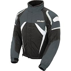 HJC Storm Men's Snow Racing Snowmobile Jacket - Black/Grey