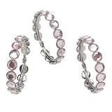 Shabby Chic Rhinestone Shower Hooks - Pink