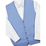 Paul Fredrick Pima Cotton Button Front Cardigan Vest